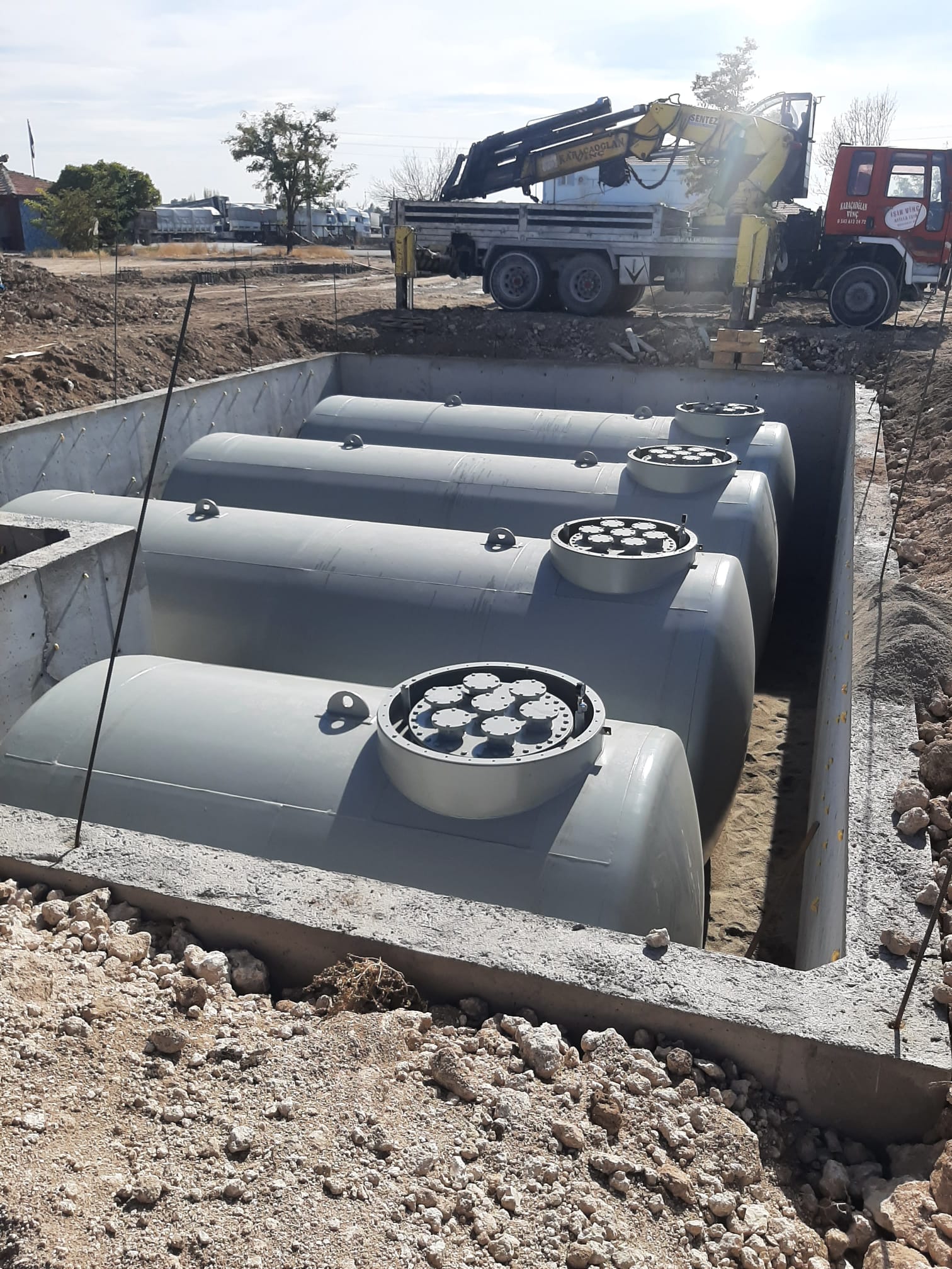 Yatay LPG Depolama Tankları